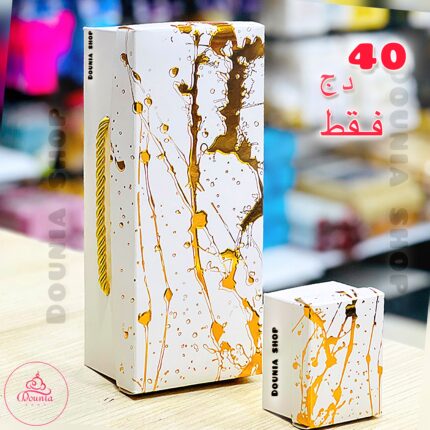 علبة رخامية بالخيط + دراجي
