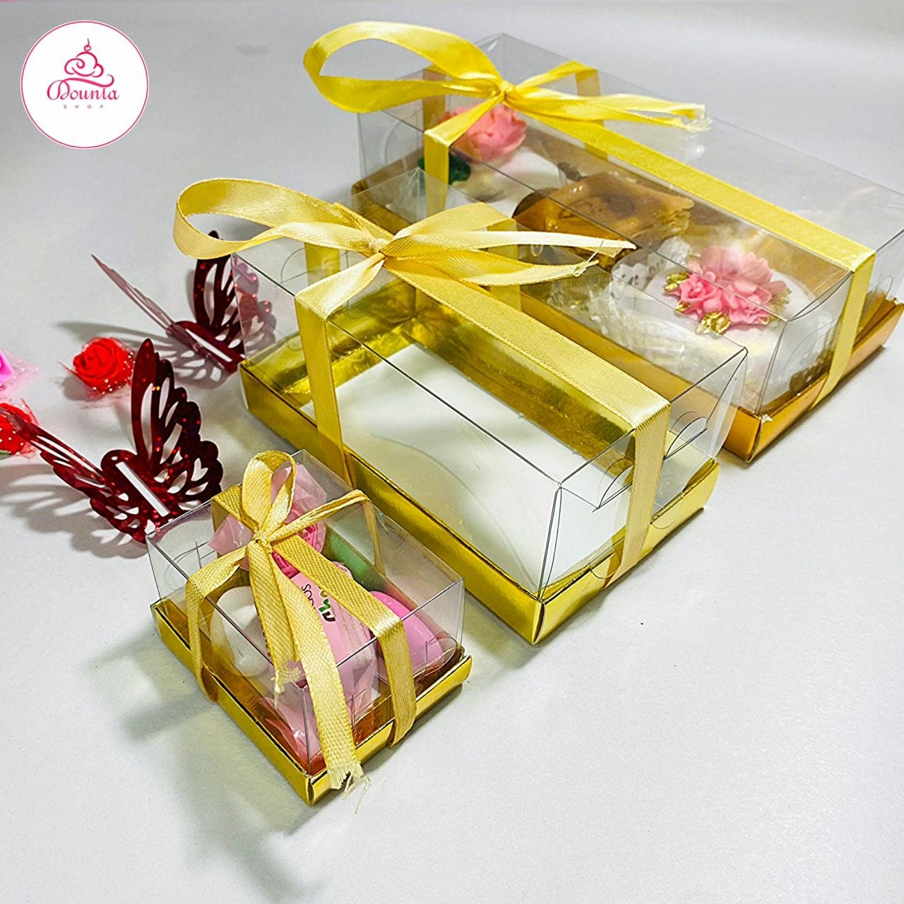 علب البيفيسي الذهبية – جميع الأحجام –